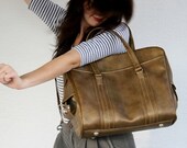 Samsonite VINTAGE Bronze Gold TOTE Bag LUGGAGE