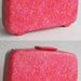 Samsonite Suitcase VINTAGE Hot Pink Orange Mottled Luggage Pick Your Poison