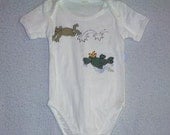 Hopping Frogs Baby Bodysuit, Frog Toddler T Shirt, Fun Baby Clothes