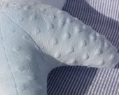 Super Soft Small and Squishy Minky Starfish Pillow -Baby Blue