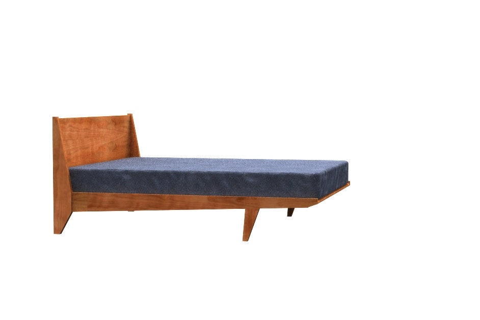 Mid Century Modern Platform Bed KING
