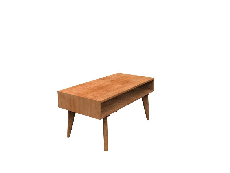 Modern coffee table with storage