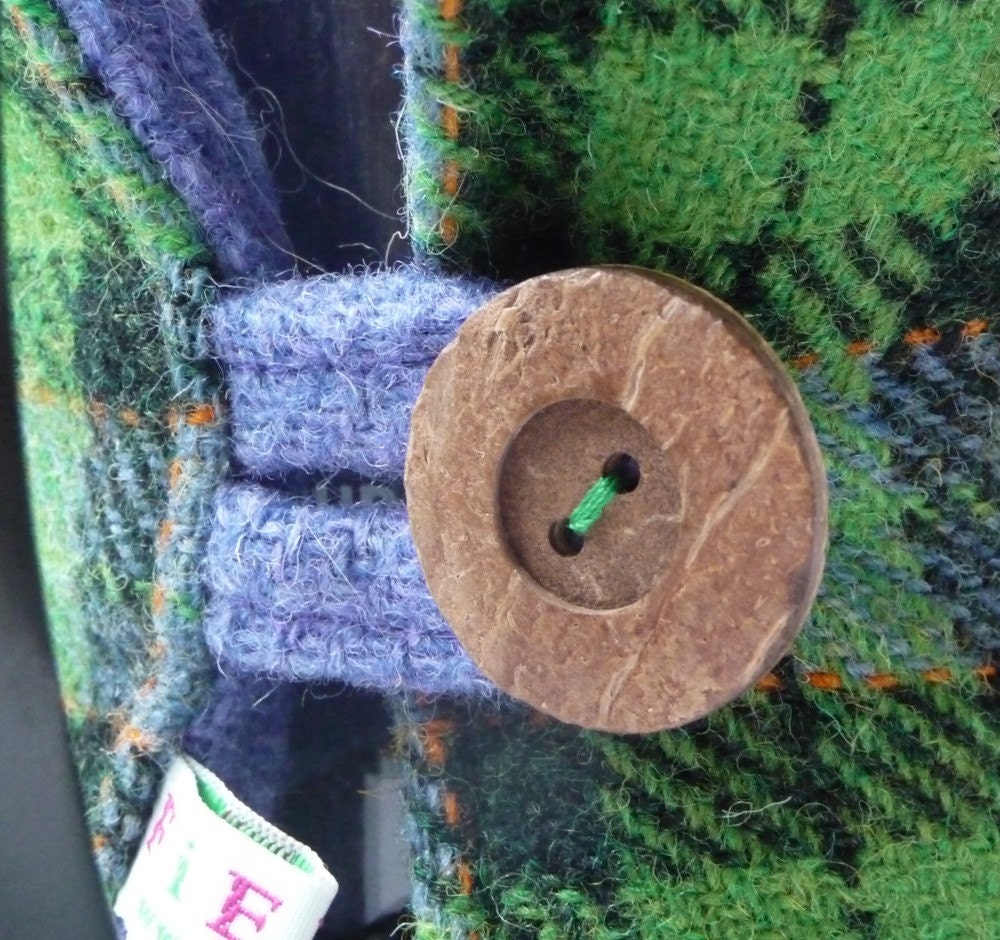 Cafetiere Cosy - Green/Lilac Plaid