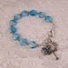 Miraculous Medal Rosary Bracelet Blue