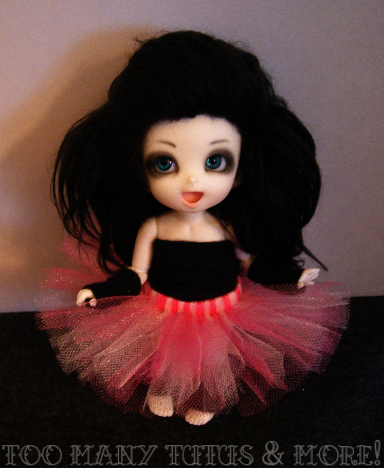 hot pink & light pink pkf/lati yellow/monster high/blythe tutu.