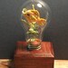Knitted Goldfish in a Lightbulb