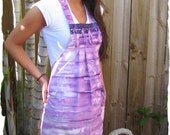 Purple Pocahontas Cotton Batik Apron