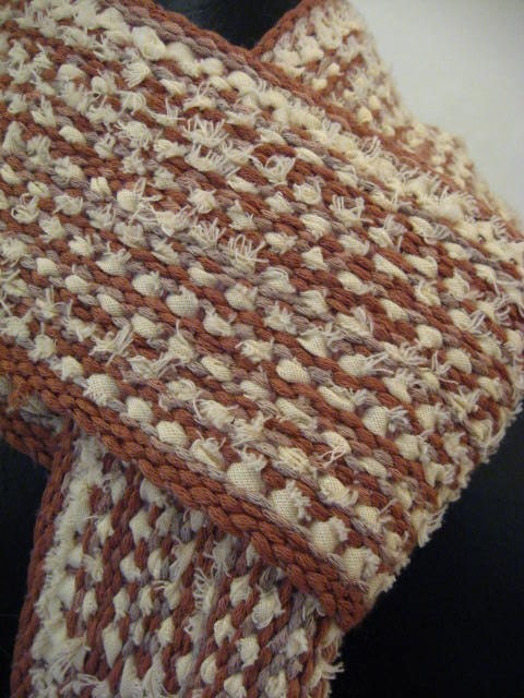 Scarf Handwoven from Soy and Corn