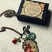 Alice and the Flowers large necklace - Wearable Art Meluseena