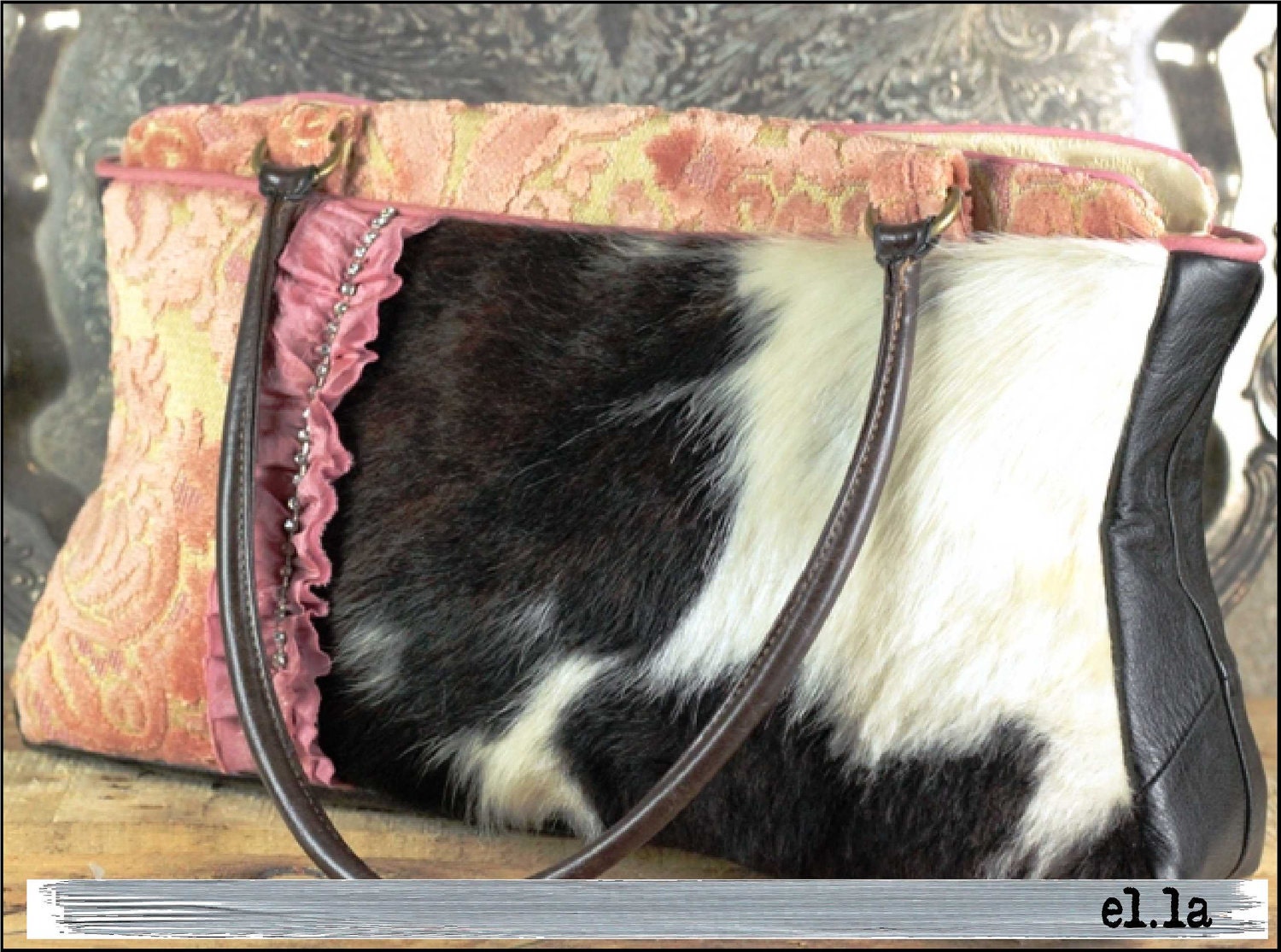 introducing: "el.la"... in cowhide and ruffles