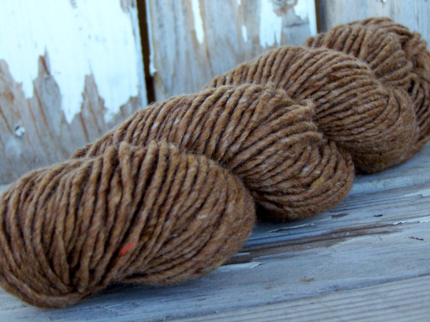 100 percent cashmere yarn worsted weight tweed by PepperberryKnits