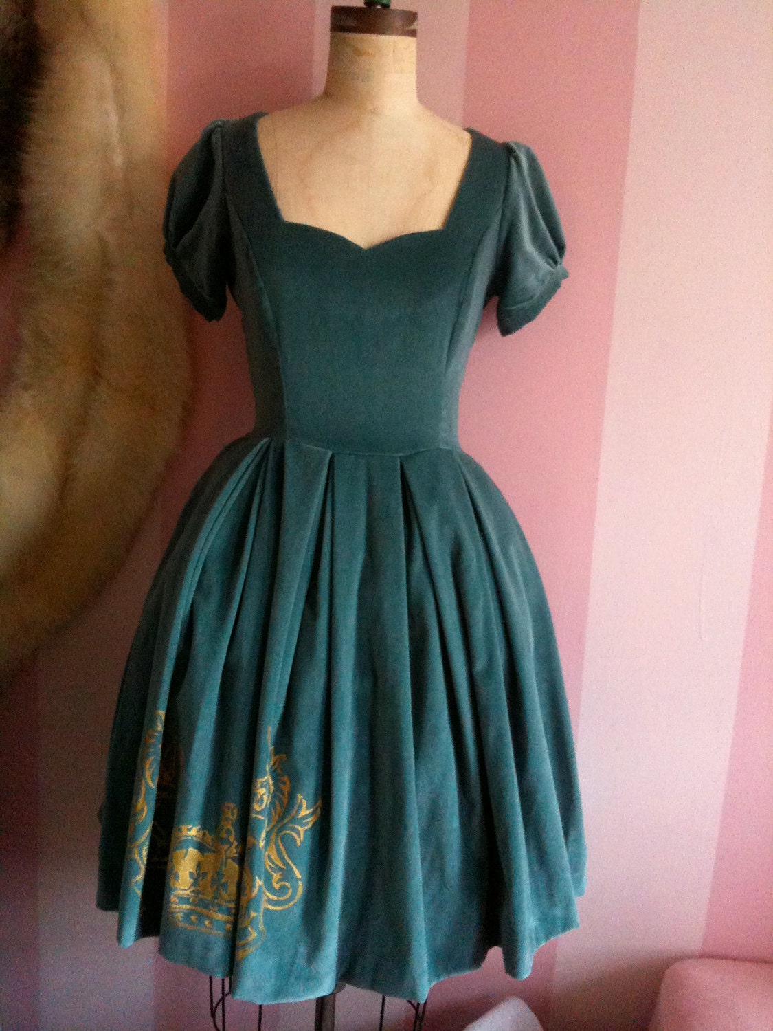 Antique Unicorn dress