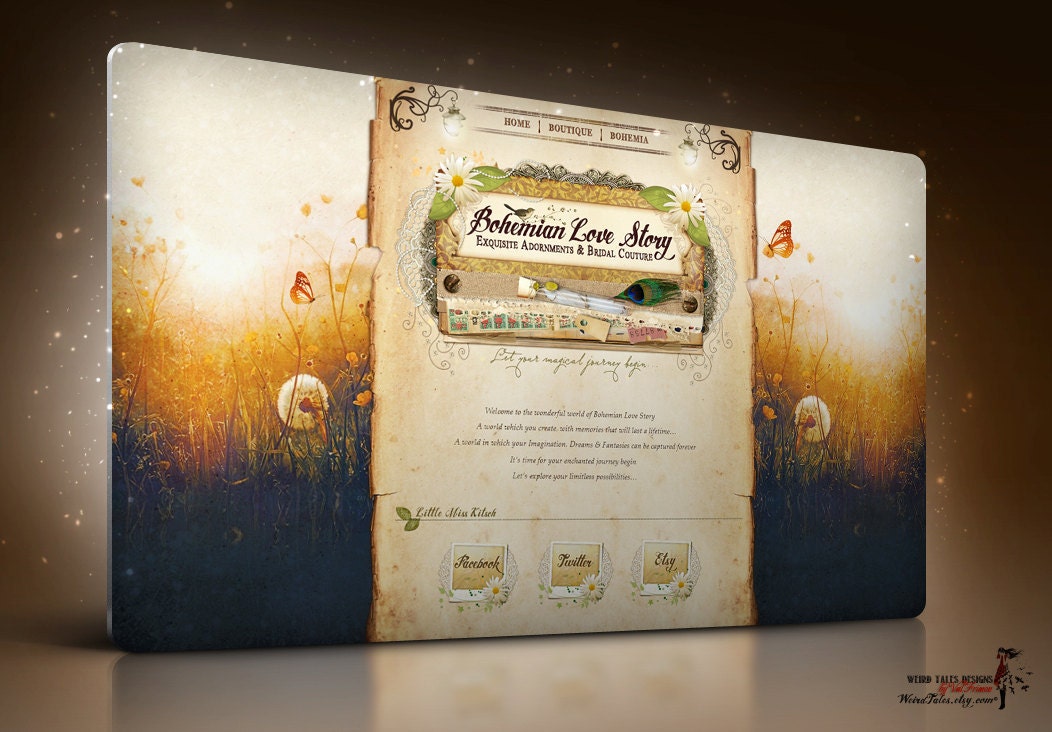 COMPLETE Custom Blog/WebsiteTemplate