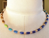 Necklace Heat Sensitive Thermal Mood Bead Necklace 17 ins Slim and Light.