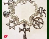 Supernatural Protection Charm Bracelet - Style "MW"