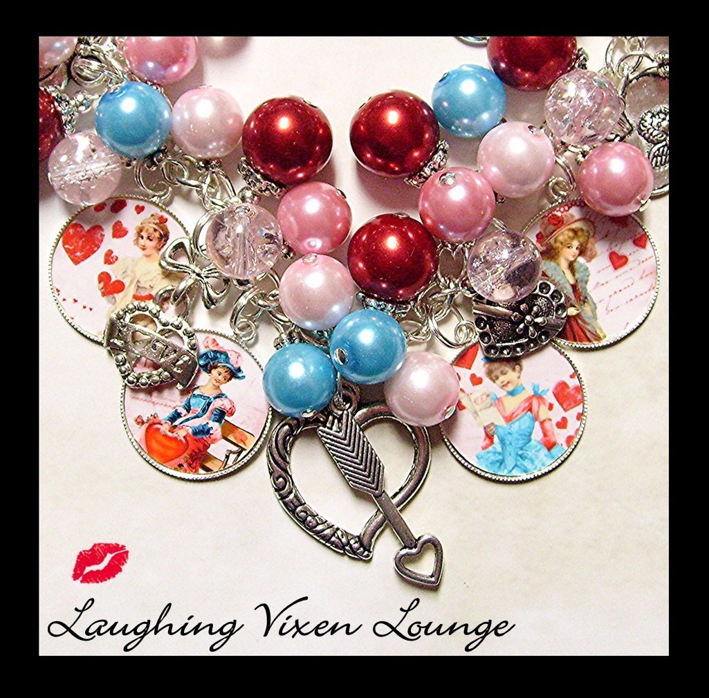 Valentines Day Jewelry - Valentine Jewelry - Valentine Bracelet - Be Still My Heart Bracelet Jewelry - Love Jewelry Love Bracelet Victorian
