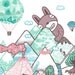 My imaginary lands-1- Original limited edition silk screen print