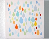 Rain on Me 24x24" canvas