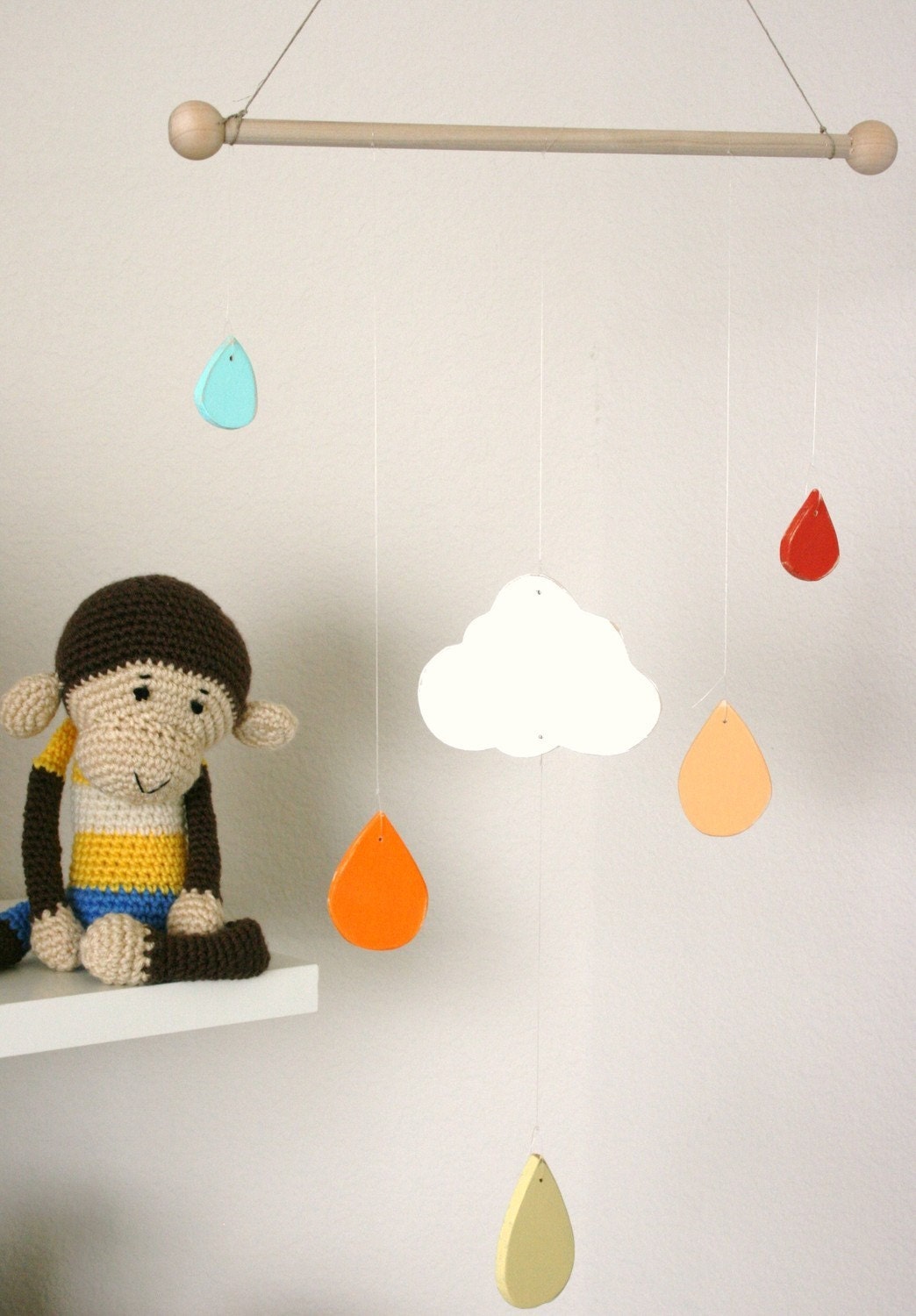 Rain Drop Mobile Orange 6