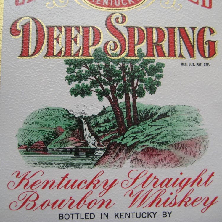 4 Vintage 1930s Kentucky Whiskey And Missouri Tobacco Paper Labels