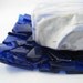 Recycled Glass Soap Dish - Skyy Vodka Bottle Blue