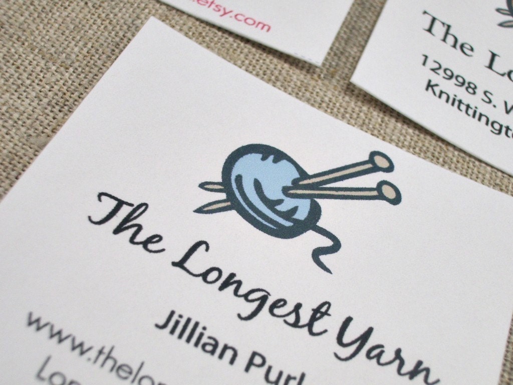 Printable - EDITABLE - Yarn Knitting - Labels, Business Cards, Gift Tags, Price and Hang Tags, Address Labels - YOU Change the TEXT