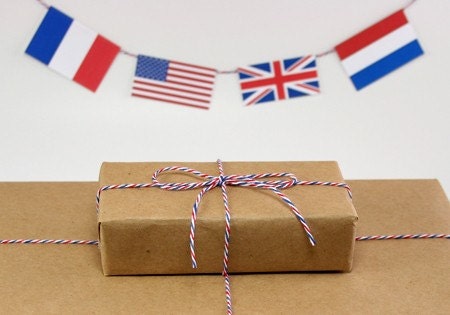Air Mail - Red, White and Blue Bakers Twine - 240 yards (720 feet) - Divine Twine