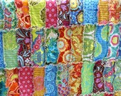 Custom Order for OhSoPosh--Amy Butler's  Soul Blossom Print Rag Strip Quilt