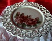 Porcelain Cake Plate Stand Cupcake Stand Plate Candle Holder