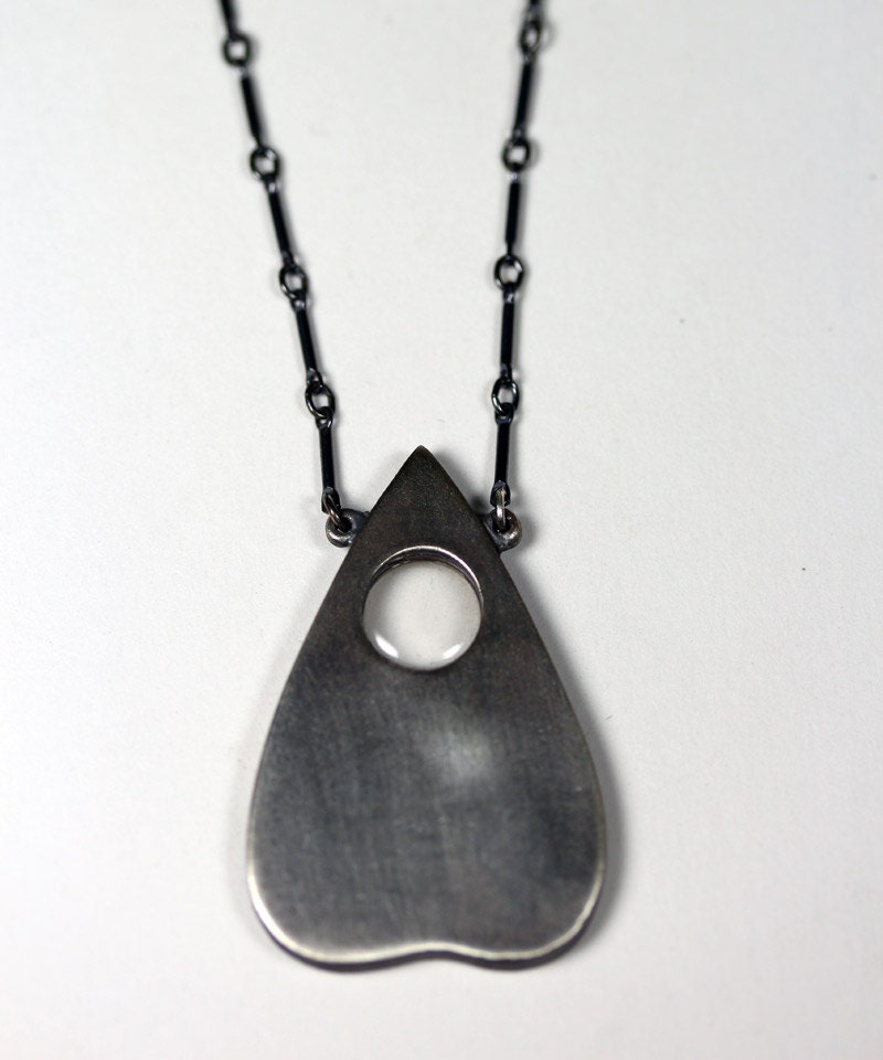 mini planchette oracle necklace.