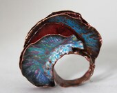 Ring, Fold Form Copper and Prismacolors Dangerous Vagina