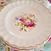 Sebring June Rose Berry Bowls and Dessert Plates Vintage