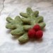 Holly Berry Brooch
