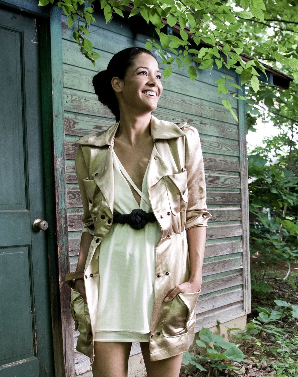 Pretty Birdie's Hemp Silk Jacket/Mini Dress