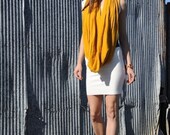 Pretty Birdie's Hemp and Organic Cotton Knit Circle Scarf (Hand Dyed)