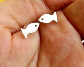 Little Fish Stud Earrings FREE SHIPPING