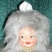 Miss Tissue Head . Retro Doll Face Tissue Box Cover