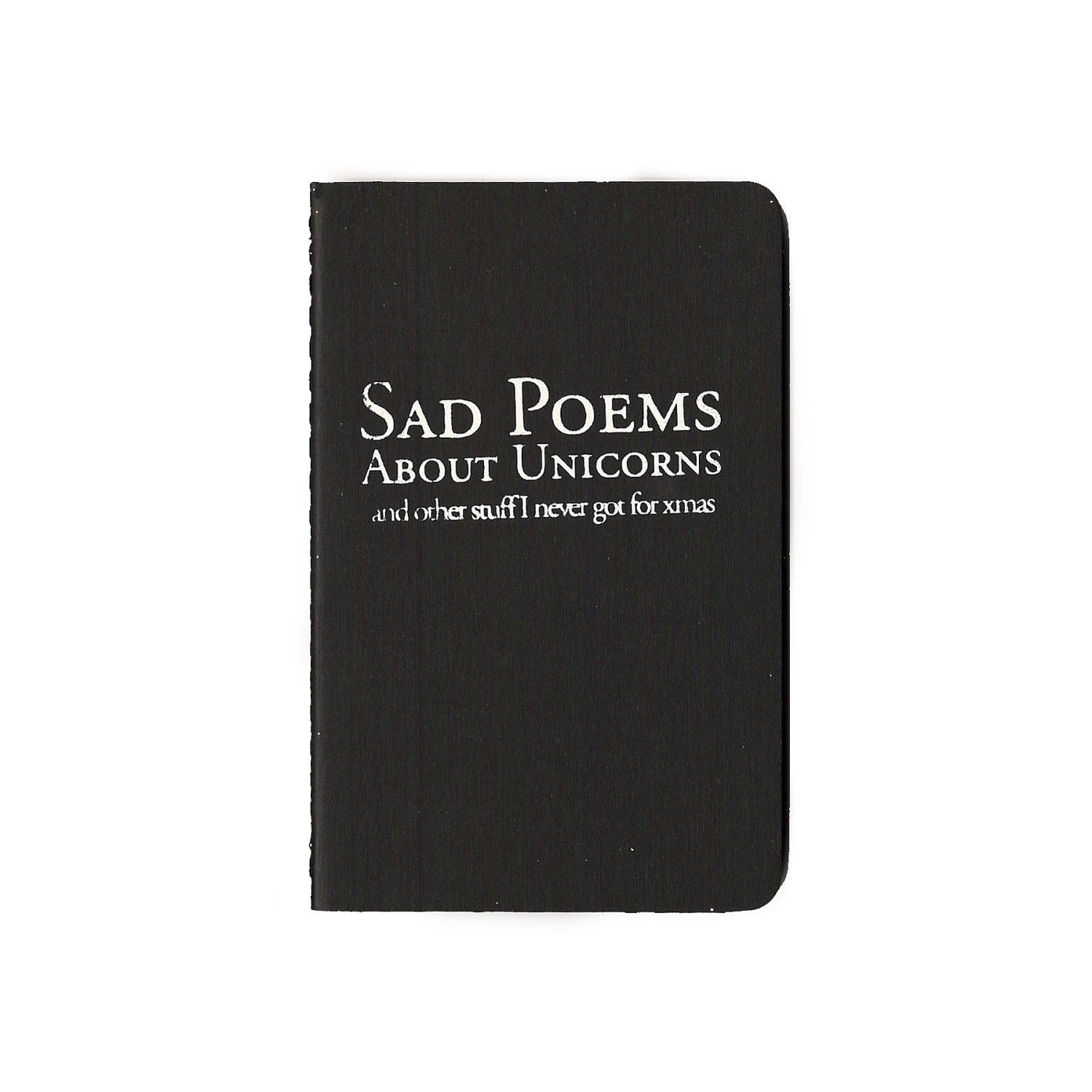 Sad Poems Moleskine Notebook