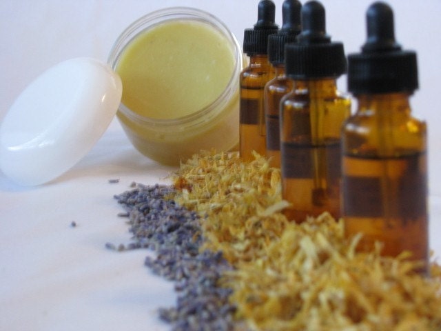 MASSAGE BALM - All Natural - Essential Oils with Beeswax Butters and Oils