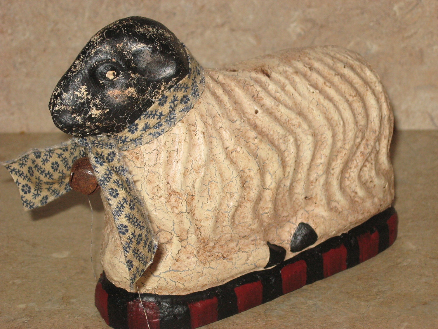 Paper mache Long Haired Sheep/Lamb by Pawprints49 on Etsy