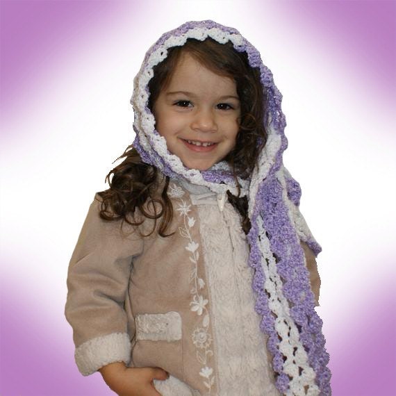 on Etsy scarf by crochet Babushka Hooded etsy Pattern hooded JacquiJCrochet Crochet  Scarf