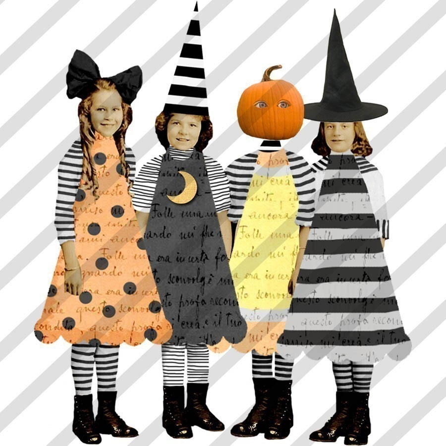 Digital Collage Sheet Zetti Halloween (Sheet no. H13)