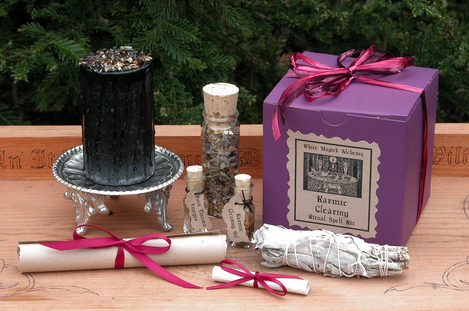 Karmic Clearing Renewal Ritual Spell Kit . Protection from Adverse Conditions, Negativity, Renew Karmic Flows from Present/Past Lives