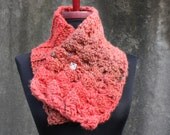 Cowl Wrap in shades of fire