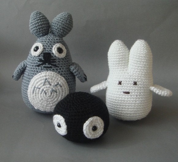 Crochet Totoro Gang