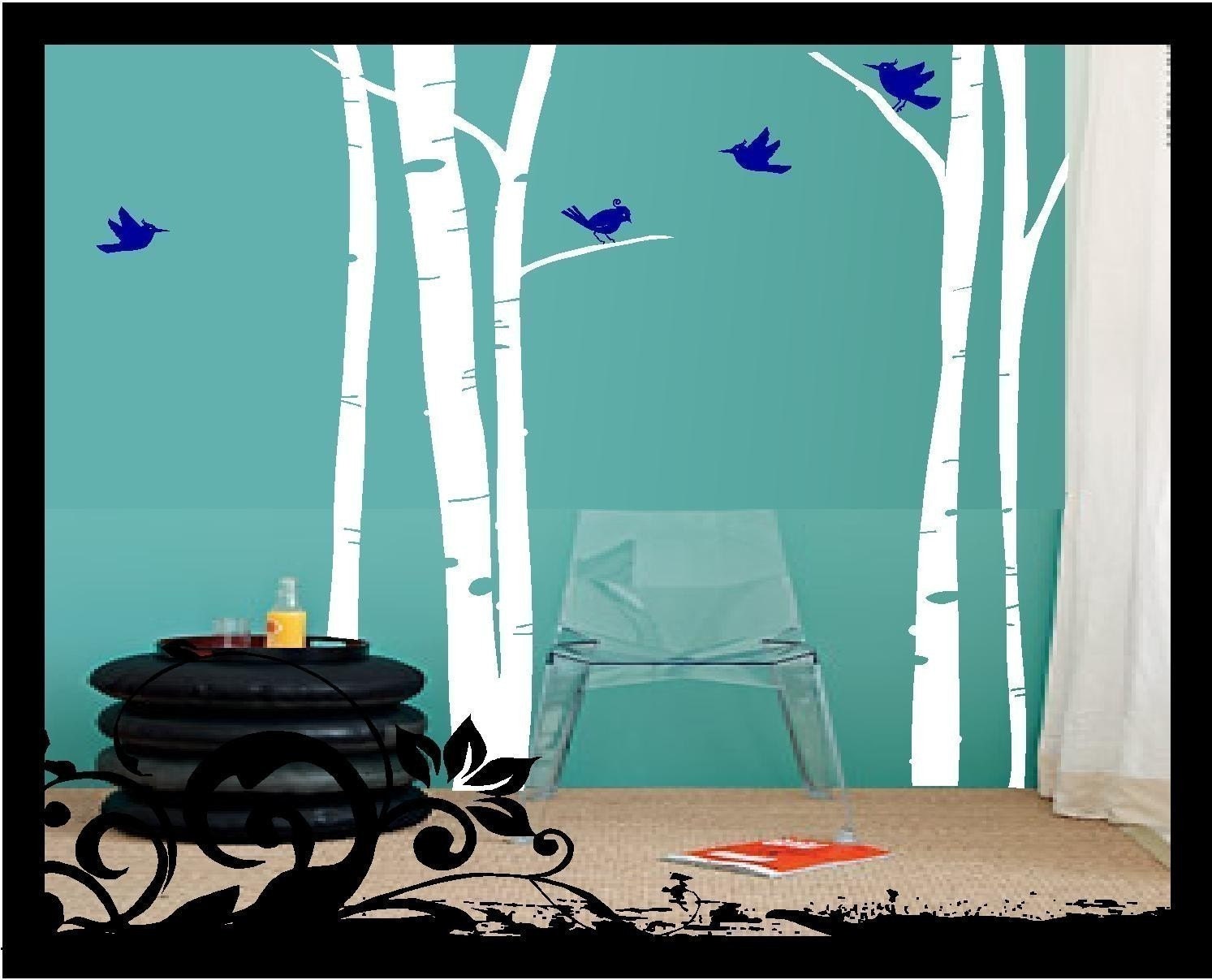 8' Birch Trees - Vinyl Decal