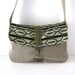 Vintage Double Knit on Gray Satchel