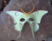 Luna Moth Leather Mask