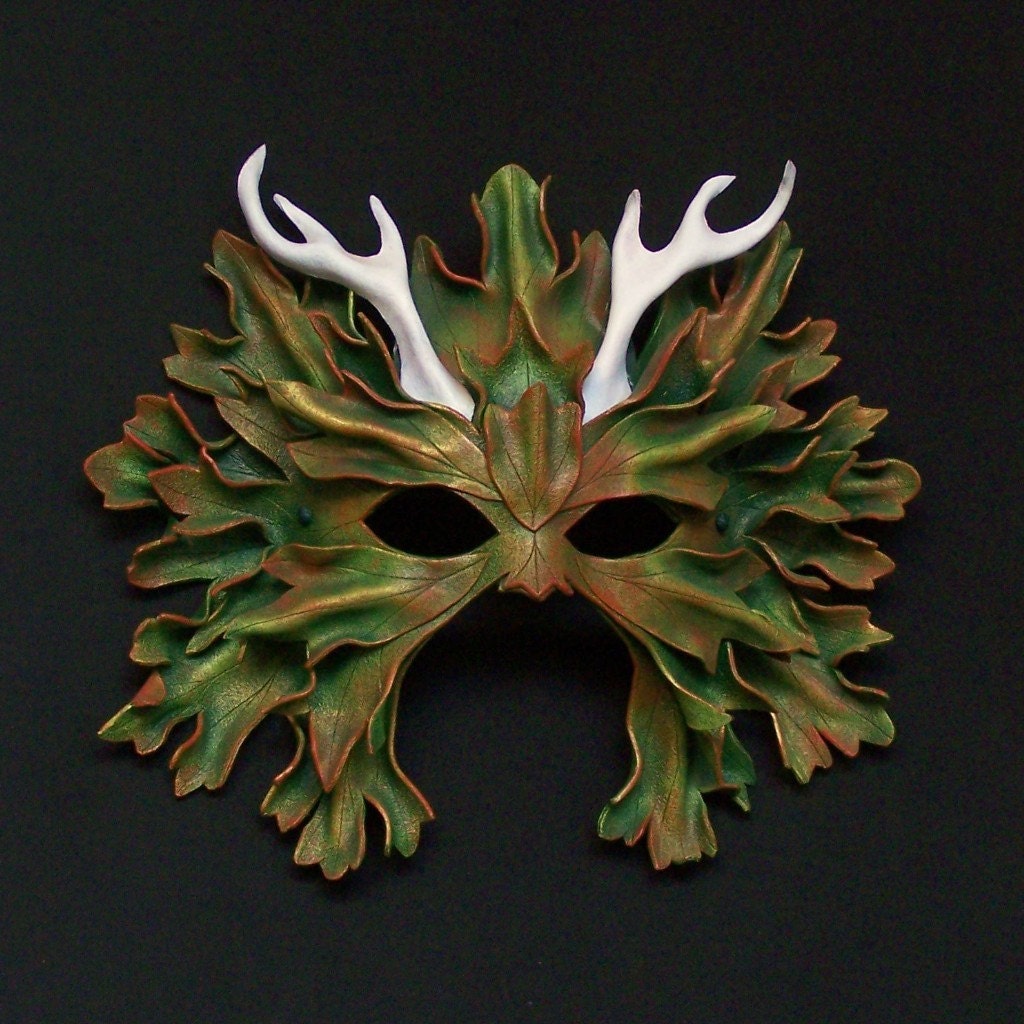 Antlered Great Greenman Mask