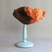 Vintage Hat / 1930s Tilt Hat / 30s Feather Fascinator